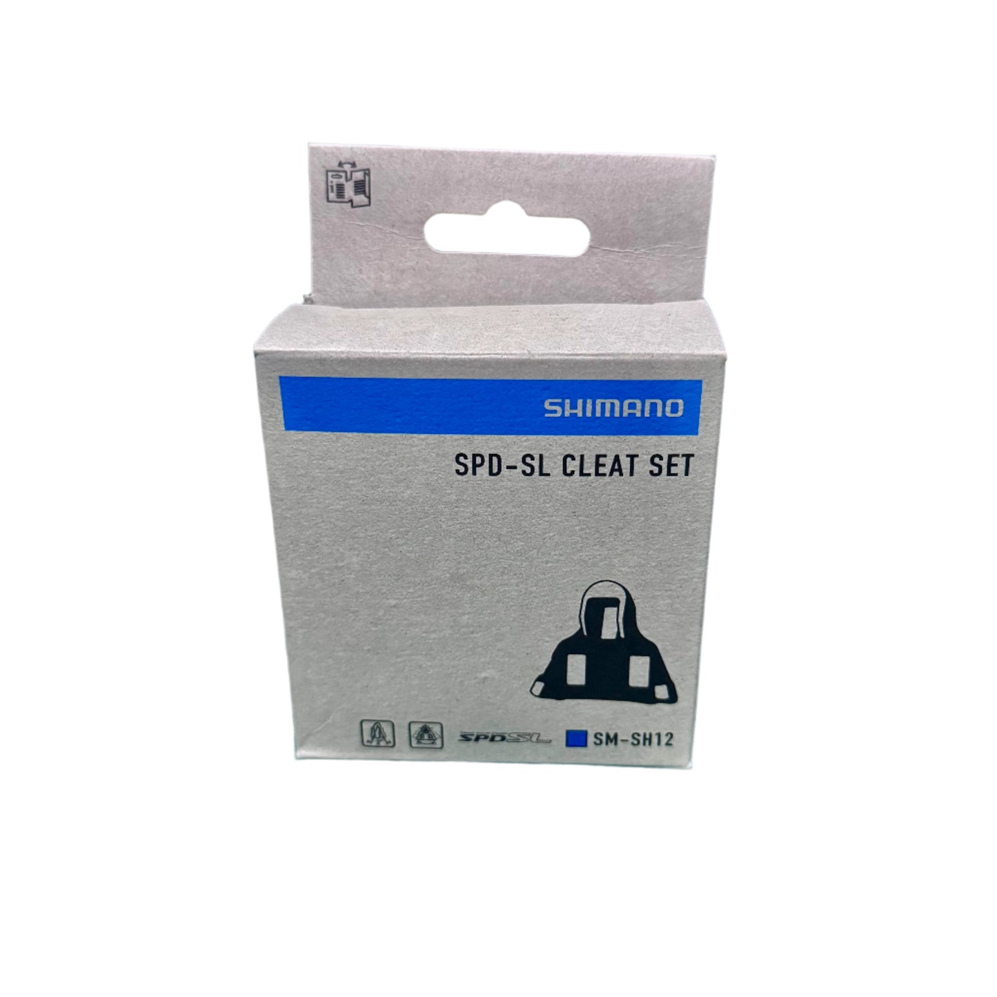 Shimano SM-SH12 SPD-SL 2-Degree Front-Center Pivot Mode Cleats (Blue)