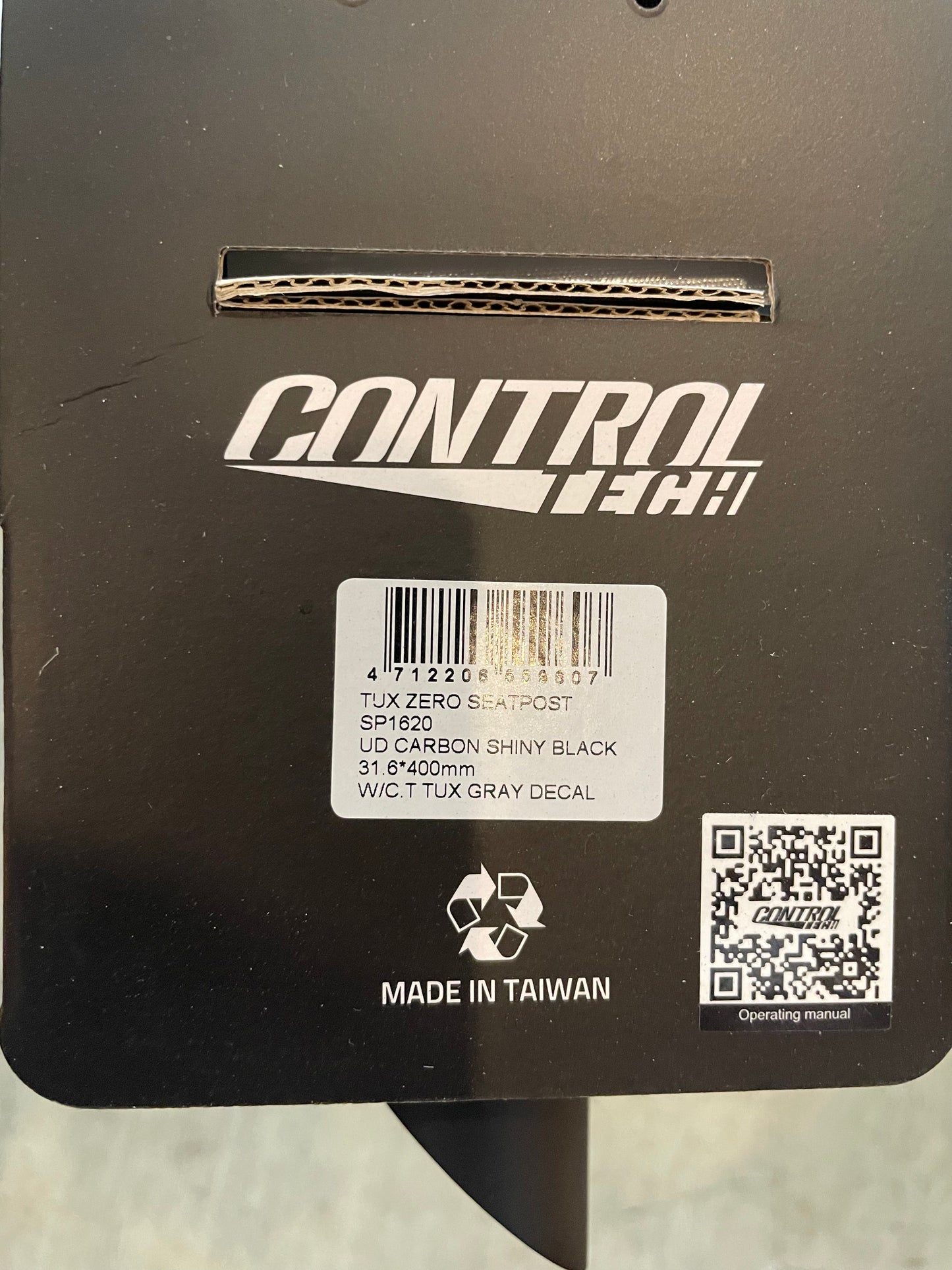 Controltech Seatpost TUX UD Carbon Shiny Black SP-1620