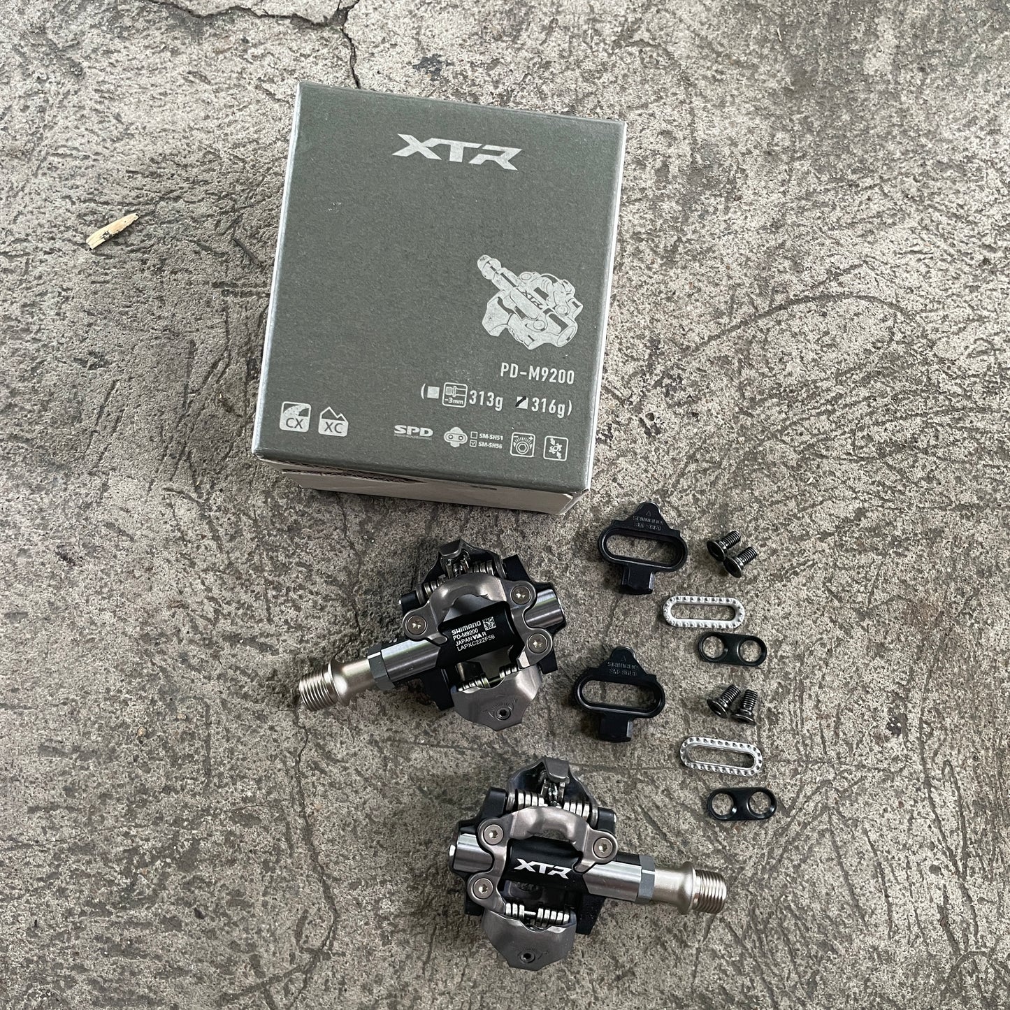 Shimano XTR PD-9200 MTB Race Pedals 316g