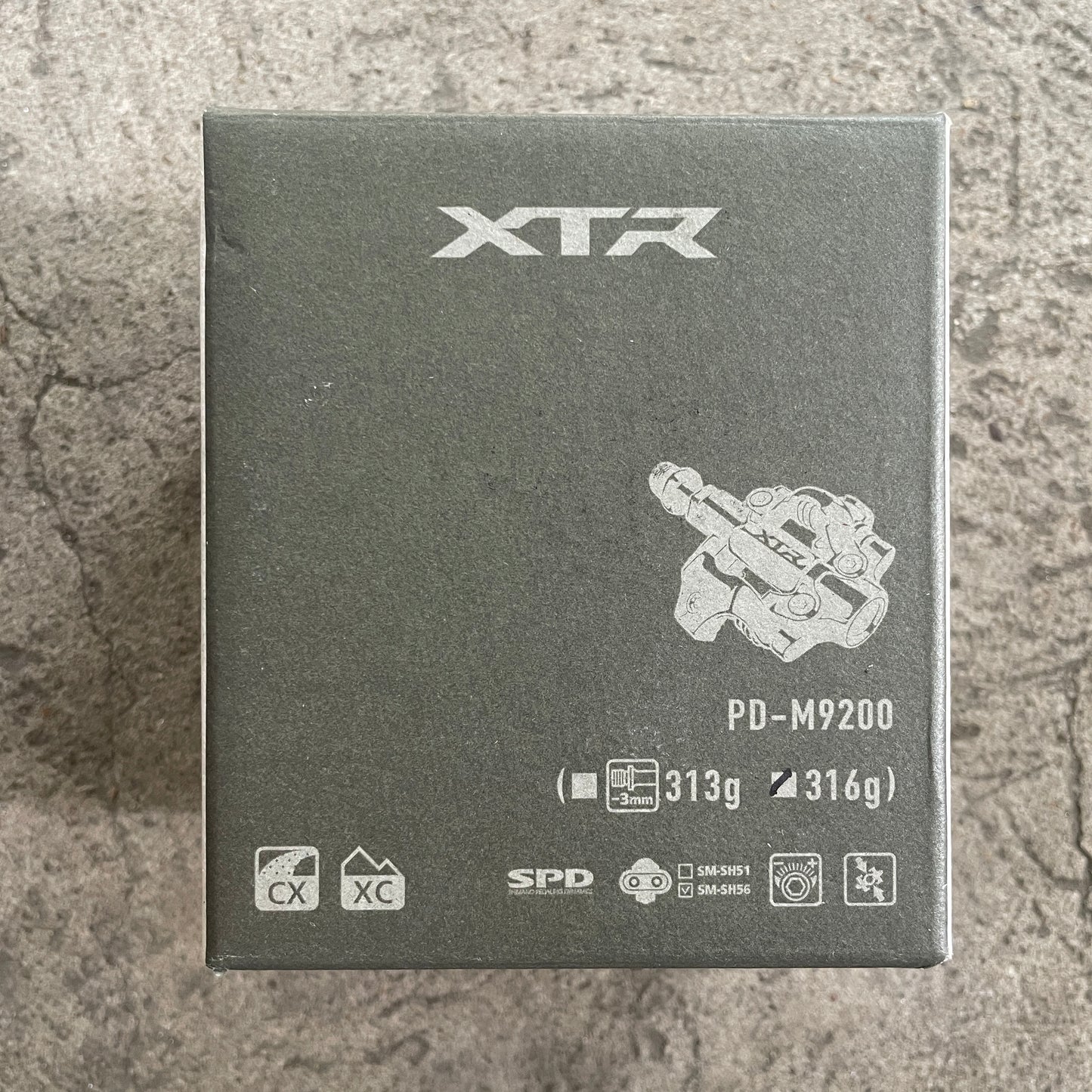 Shimano XTR PD-9200 MTB Race Pedals 316g