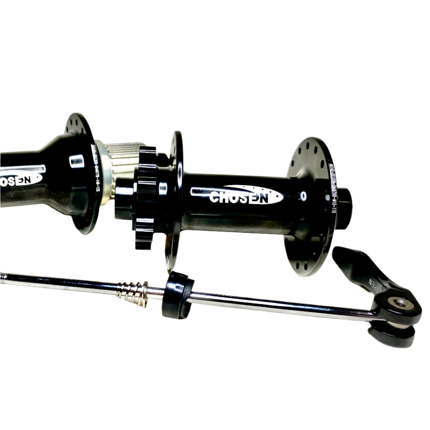Chosen Hubs Boost Thru Axle 32H Gloss Black