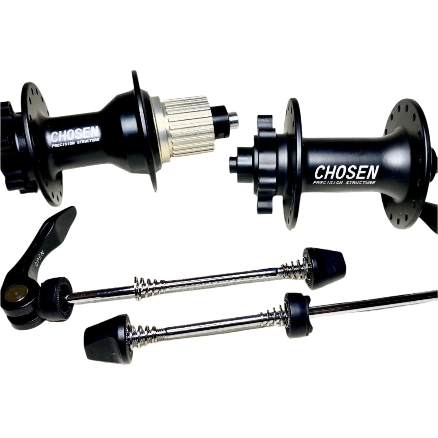 Chosen Hubs Non-Boost 32H with adaptors