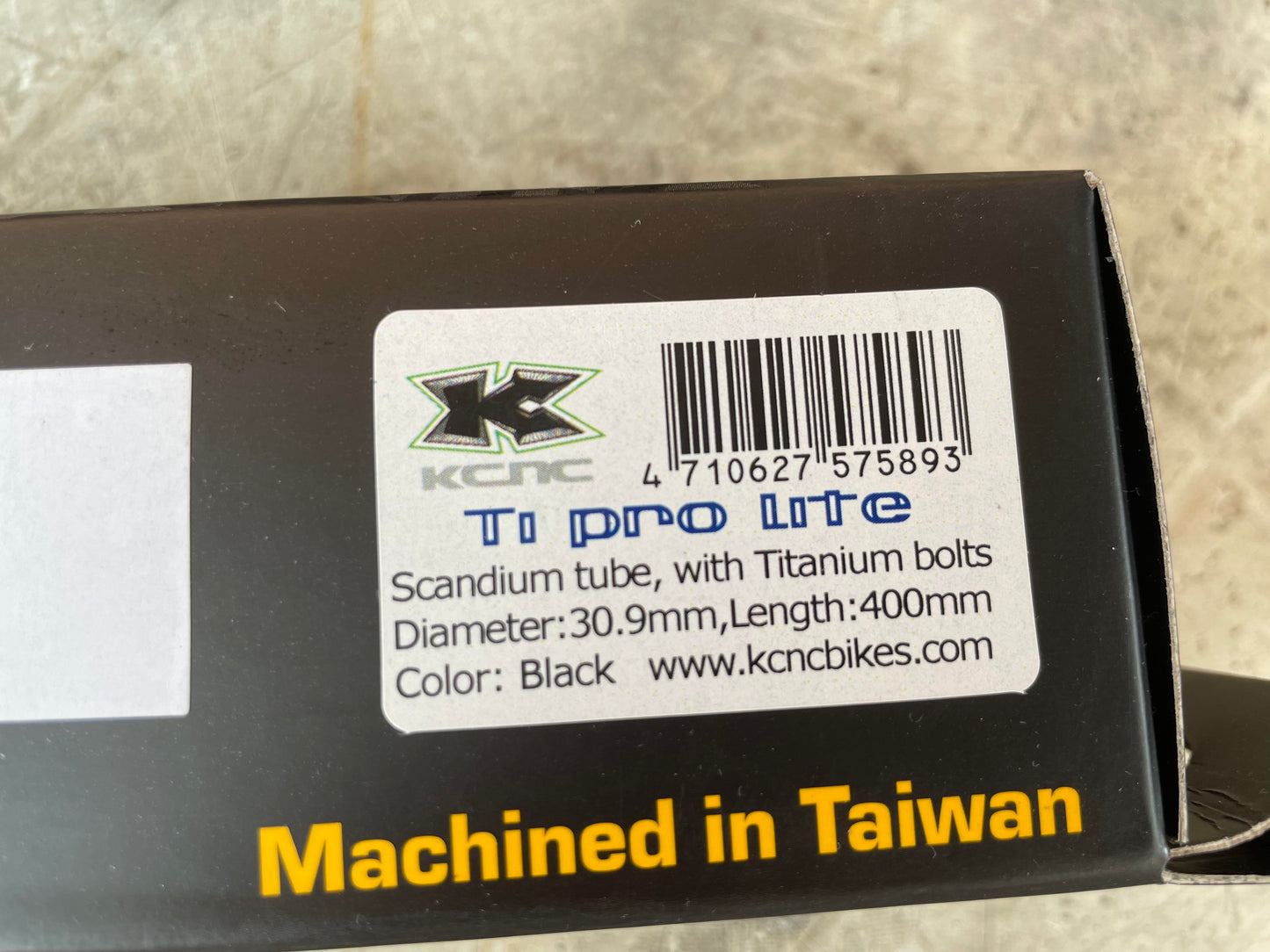 KCNC Seatpost TI-Prolite 8000 Scandium Black