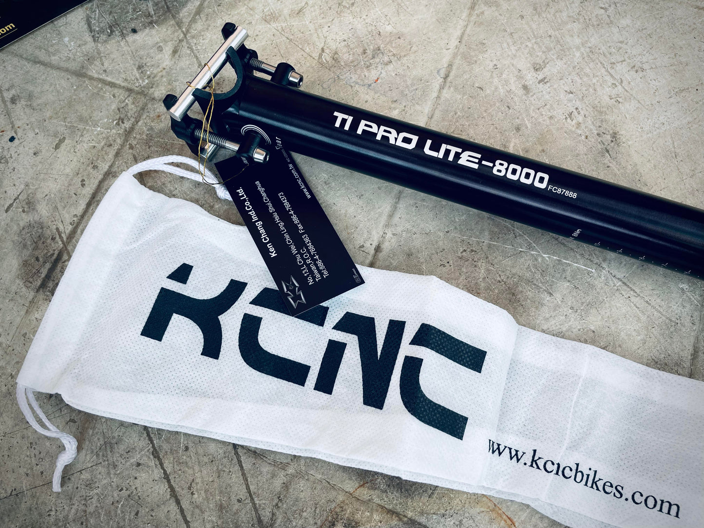 KCNC Seatpost TI-Prolite 8000 Scandium Black