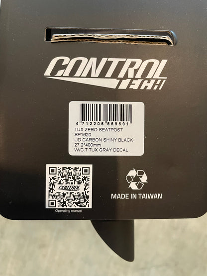 Controltech Seatpost TUX UD Carbon Shiny Black SP-1620
