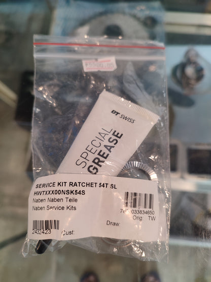 DT Swiss Service Kit 54T Ratchet - EXP - SL - LN - with Special Grease